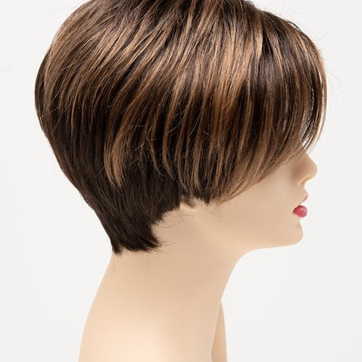 AMARETTO-CREAM | Dark Brown roots with overall Medium Brown base with Honey Blonde highlights