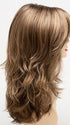TOASTED-SESAME | Medium Brown roots with overall Warm Cinnamon base and Golden Blonde highlights