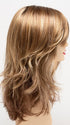 GOLDEN-NUTMEG | Medium Brown roots with overall Warm Cinnamon base and Golden Blonde highlights