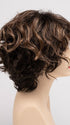 AMARETTO-CREAM | Dark Brown roots with overall Medium Brown base with Honey Blonde highlights