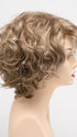 GINGER-CREAM | Dark Beige Blonde underneath highlighted on top with Light Beige Blonde