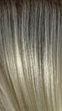 SEASHELL-BLONDE-R | Cool White Blonde and Creamy White Tones with Soft Brown Roots