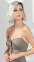 A short bob with beachy waves