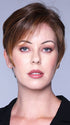 The extended lace front and monofilament part create a more natural look