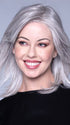 The extended lace front mimics a natural hairline