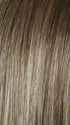 SS12/22 SHADED CAPPUCCINO | Light Golden Brown Evenly Blended with Cool Platinum Blonde Highlights and Dark Roots