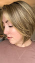 Jen Brown @being_mrs_brown wearing SHELBY by JON RENAU in color 24BT18S8 SHADED MOCHA | Medium Natural Ash Blonde & Light Natural Gold Blonde Blend, Shaded with Medium Brown