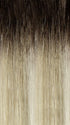 SNOW-GREY-R | White Grey and Light Grey Blend with Medium Brown Roots