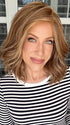 Kristyna Moore @kristynamoore wearing SOMERS by ESTETICA in shade R30/28/26 | Medium Auburn/Light Auburn/Golden Blonde Blend 