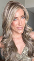 Kristyna Moore @kristynamoore wearing SOPHIA by BELLE TRESS in color BROWN-SUGAR-COOKIE-R | The Roots are a Rich Brown Tone that seamlessly transitions into a Warm Golden Brown
