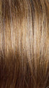 SPARKLING MOCHA R | Neutral Dark-Brown Base featuring Silvery White and Golden Blond Highlights