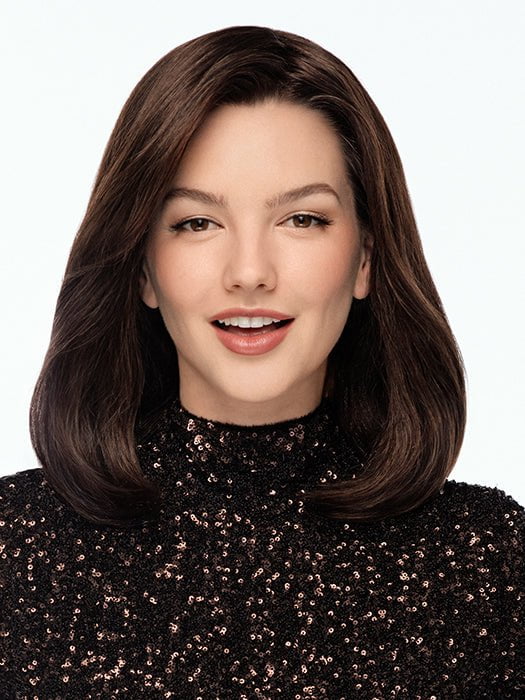 STUNNING by TRESSALLURE shown in the color 4/6R | Dark Brown