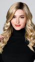 TOP COVERAGE WAVY 18" by Jon Renau in 12FS8 SHADED PRALINE | Light Gold Brown, Light Natural Gold Blonde & Pale Natural Gold-Blonde Blend, Shaded with Medium Brown PPC MAIN IMAGE FB MAIN IMAGE