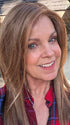 Susan @an_affair_with_hair wearing SHOW STOPPER by RAQUEL WELCH WIGS in color RL30/27 RUSTY AUBURN | Medium Auburn Evenly Blended with Strawberry Blonde
