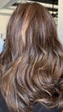 Lisa Mullins @beautifulyouwigreviews wearing ISABEL by BELLETRESS in color RICH CHOCOLATE BROWN R | A mixture of Dark and Medium Brown, Highlighted with Dark Auburn, Strawberry, Mahogany and Rooted with Dark Brown
