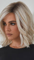 WHITE-ROSE-BLOND-R | White Blond Base with subtle Warm Brown Highlights
