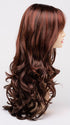 CHOCOLATE-CHERRY | Dark Brown roots with overall Medium Brown base with Deep Red highlights