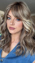 Sandy @i_be_wiggin wearing WESTWOOD by BELLE TRESS in color BROWN SUGAR COOKIE R