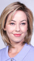 A layered bob that stops at the shoulders