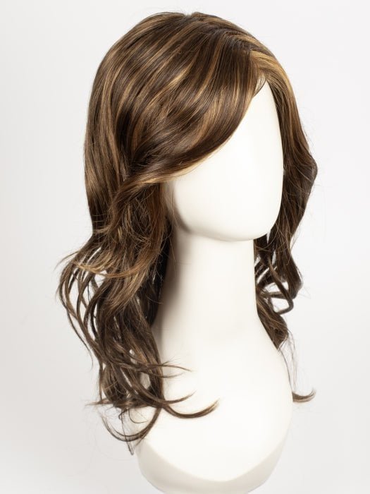 6F27 CARAMEL RIBBON | Brown with Light Red-Gold Blonde Highlights & Tips