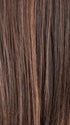 CHOCOLATE MULTI SHADED | 33.27.6 Dark Auburn and Dark Strawberry Blonde with Dark Brown Blend with Shaded Roots