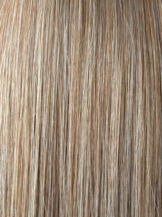 SPRING-HONEY-LR | Honey Blonde and Gold Platinum Blonde Blend with Longer Dark Roots