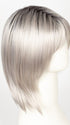 MOONSTONE | Medium Gray with Blue-toned Silver Highlights and Dark Roots