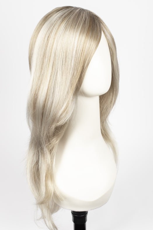 FS17/101S18 PALM SPRINGS BLONDE | Light Ash Blonde with Pure White Natural Violet Bold Highlights, Shaded with Dark Natural Ash Blonde