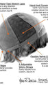 100% Hand-Tied with Lace Front, see Cap Construction Chart or watch video for details