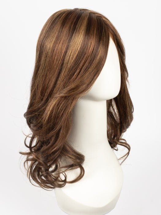 FS6/30/27 TOFFEE TRUFFLE | Brown, Medium Red-Gold, Medium Red-Gold Blonde Blend with Medium Red Gold Blonde Bold Highlights