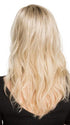 CHAMPAGNE ROOTED | Light Beige Blonde,  Medium Honey Blonde, and Platinum Blonde Blend with Dark Roots