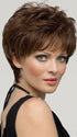 Aubrey Wig by Envy : 100% Hand-tied | Color MEDIUM BROWN