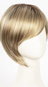 CREAMY-TOFFEE-R | Light Platinum Blonde and Light Honey Blonde 50/50 blend with Dark Roots