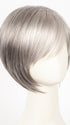 SILVER-STONE | Silver Medium Brown blend that transitions to more Silver then Medium Brown then to Silver Bangs