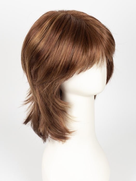 IRISH-SPICE | Medium Auburn base with Dark Honey Blonde highlights