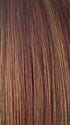 IRISH SPICE R | Dark Auburn with Medium Auburn Base and Dark Honey Blonde Highlights with Longer Dark Roots