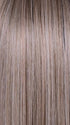 BRITISH-MILKTEA-R | Medium to light brown tones have been blended with different blonde shades to create the perfectly trendy “bronde.” The medium to light brown root color creates a natural look.