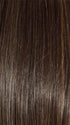 DARK BROWN HL | A Blend of Dark Brown, Strawberry Light Auburn and Soft Chunky Medium and Dark Blonde Highlights.