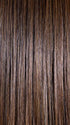 FRENCH ROAST BROWN-R  | A deep, luxurious brunette featuring a dark brown base with warm bronze and subtle red undertones. Softly rooted for natural depth and dimension.