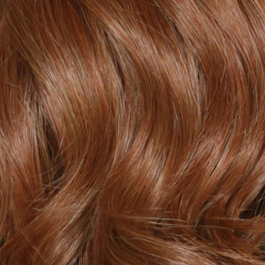 PUMPKIN PIE SPICE | A combination of Strawberry, Medium and Light Copper Red, Highlighted with Light Blond and Rooted with Medium Brown
