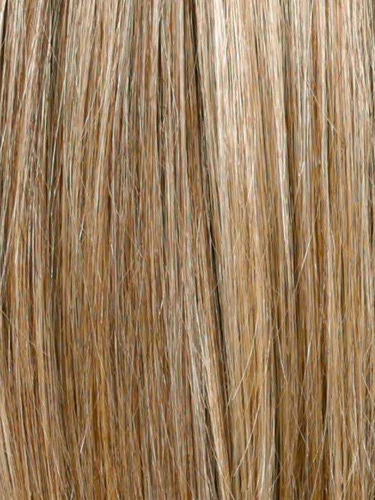 SHAKEN OATMILK BLONDE R | A Medium and Light Brown Base with Cool and Neutral Blonde, and Light Blonde Highlights with a Medium Brown Root