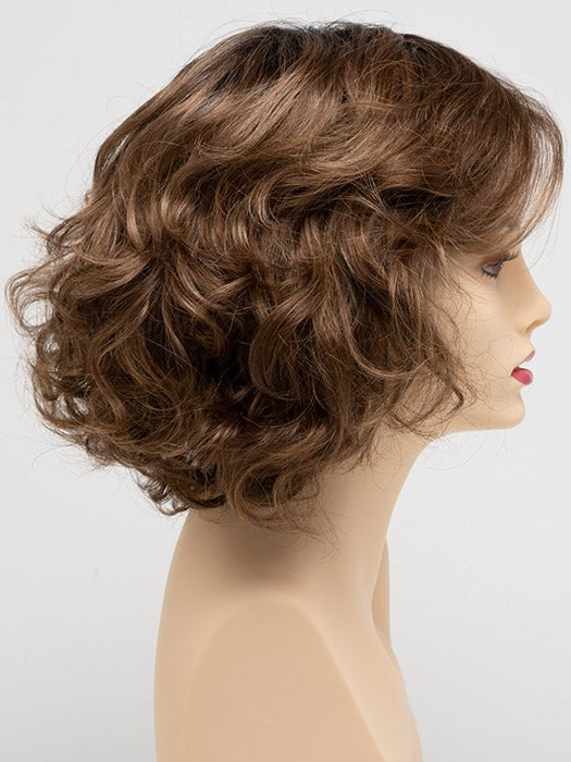 CINNAMON TOFFEE | Neutral to Warm Light Brown with Dark Brown Roots