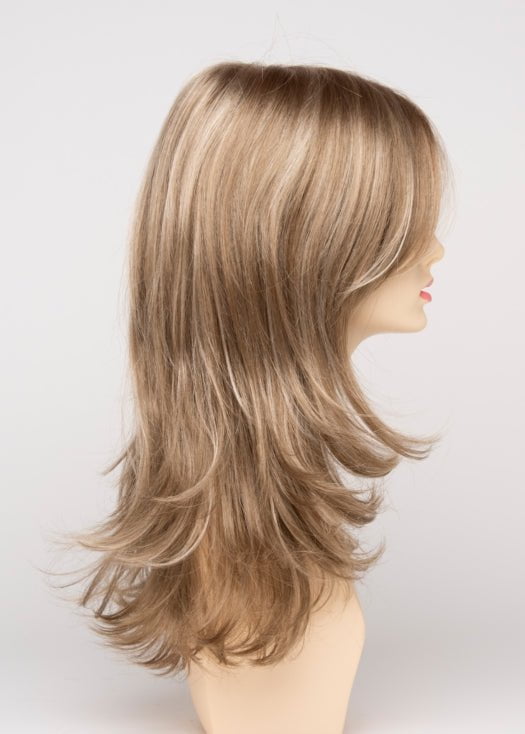 GINGER CREAM | Dark Beige Blonde underneath highlighted on top with Light Beige Blonde