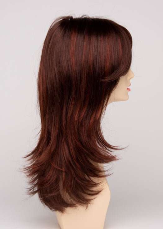 DARK RED | Auburn with Brighter Red highlights