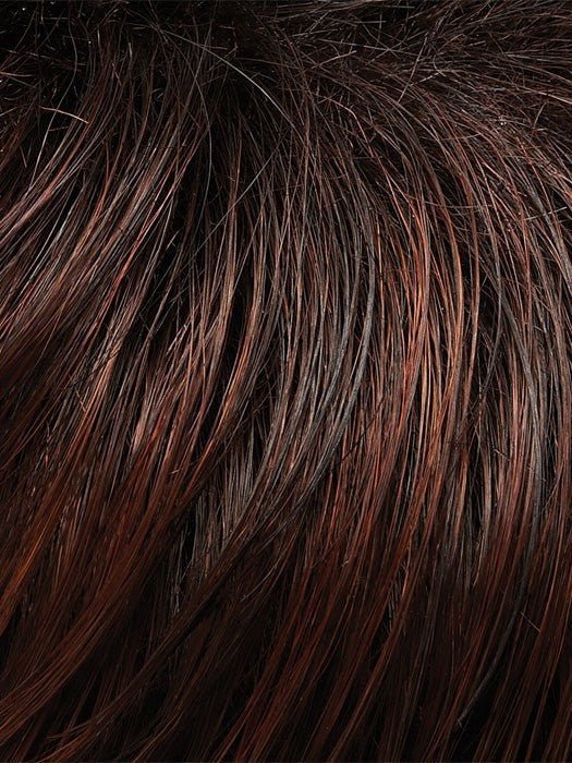 131T4S4 SHADED BERRY | Dark Brown & Medium Red Blend with Medium Red Tips, Shaded with Dark Brown