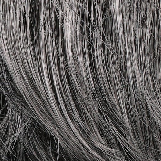 92 MOONLIGHT | Pure White with 5% Medium Brown Front, Grey with 30% Medium Brown Middle, Dark Brown with 65% Grey Nape