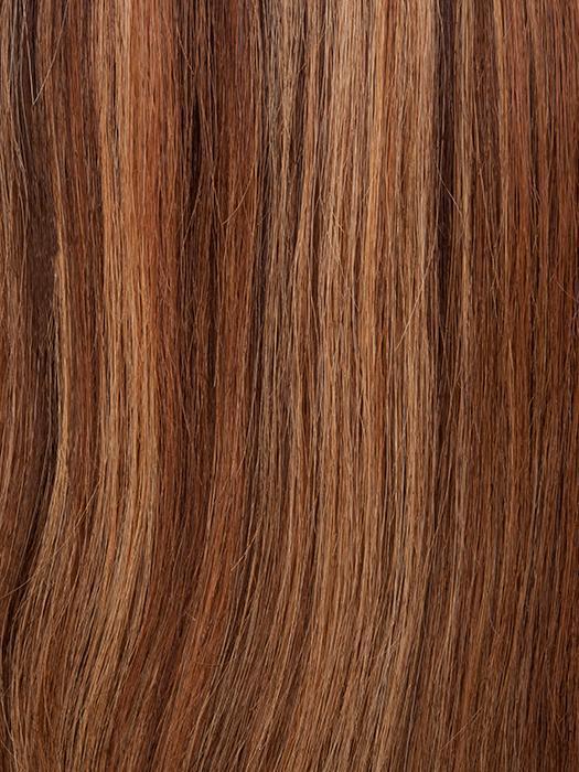 P4/27/30 | Piano Color. Medium Dark Brown, Honey Blonde, and Copper Blonde