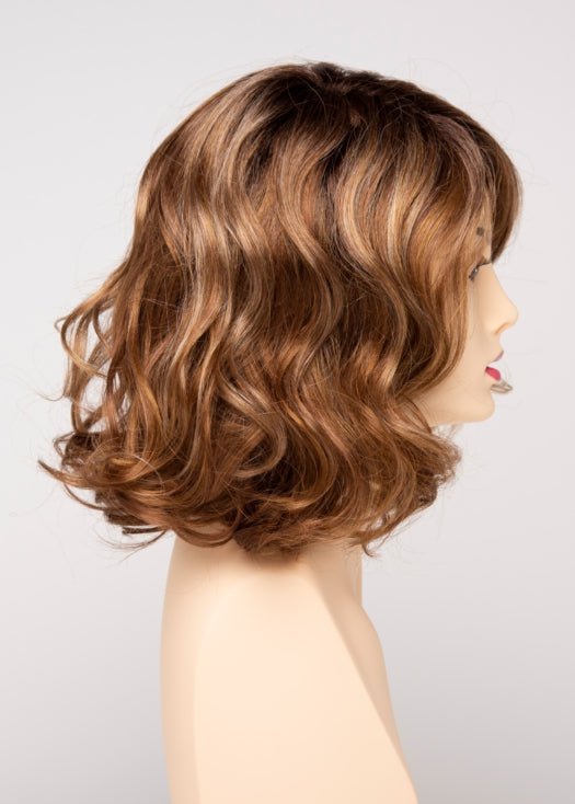 CREAMED COFFEE | Medium Brown roots and base with Cinnamon and Golden Blonde highlights