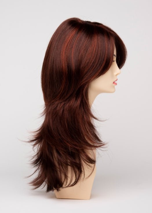 DARK RED | Auburn with Brighter Red highlights