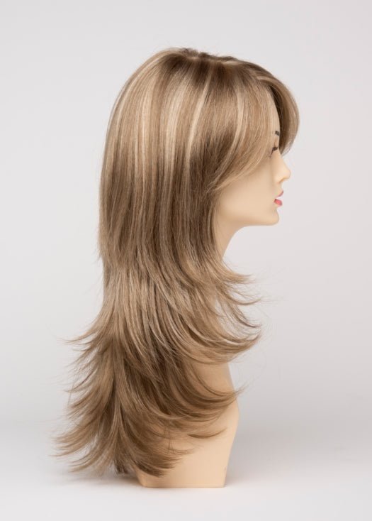 GINGER CREAM | Dark Beige Blonde underneath highlighted on top with Light Beige Blonde